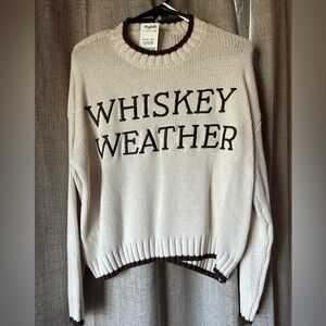 Whiskey Weather sweater